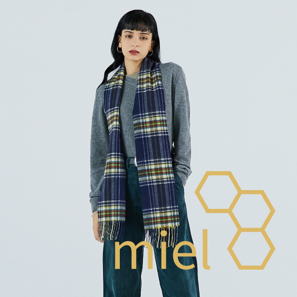 【Pick Up】miel（ミエル）カシミヤ100％ストール | MOONBAT ONLINE SHOP（ムーンバットオンラインショップ）