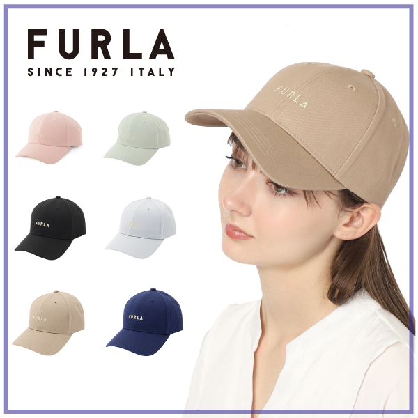 【NEWカラー】FURLA（フルラ）のロゴ刺繍キャップ