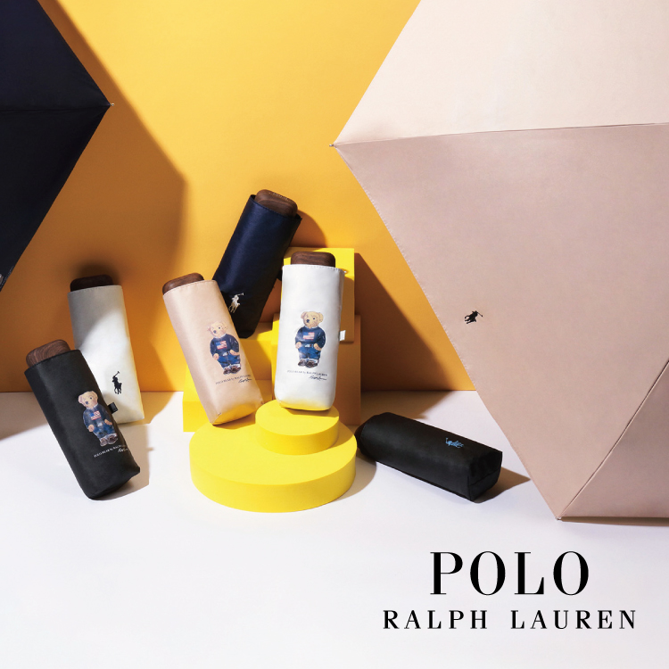 再入荷！≪WEB限定≫ポロ ラルフ ローレンのシンプルでコンパクトな晴雨兼用折りたたみ日傘のご紹介