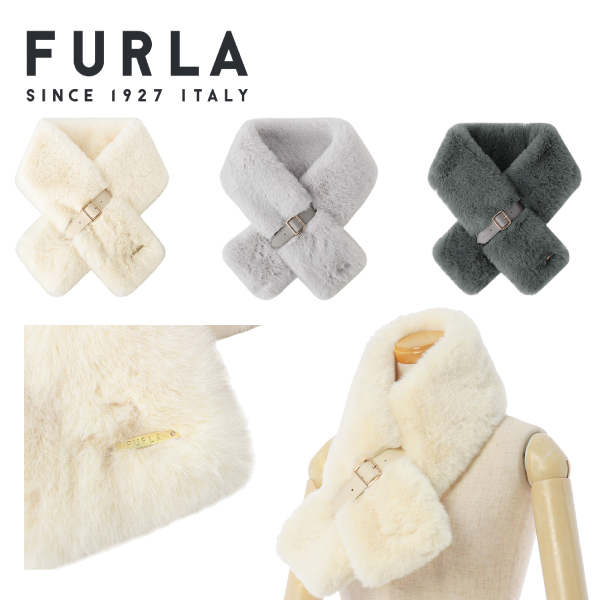 【再入荷】FURLA(フルラ)人気のベルト付フェイクファーティペットを予約販売開始しました。