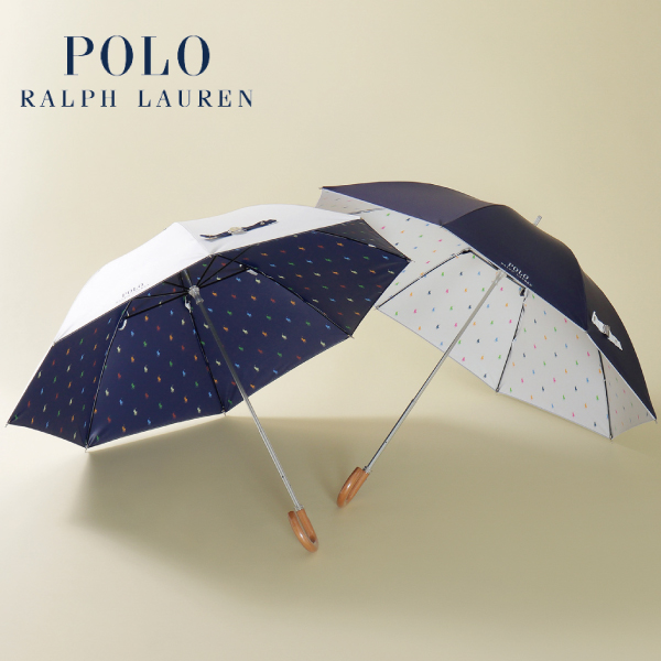 【POLO RALPH LAUREN (ポロ ラルフ ローレン)】日傘の裏側が華やかなデザインアイテムのご紹介