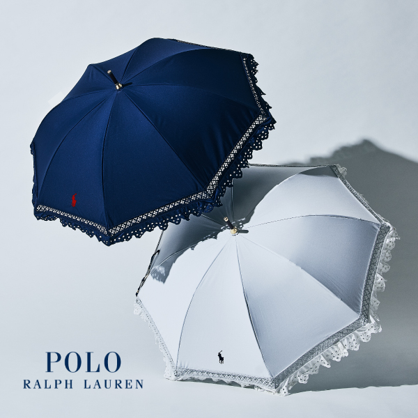 【Pick Up】POLO RALPH LAUREN(ポロラルフ ローレン)の人気日傘~エンブフリル~晴雨兼用日傘のご紹介