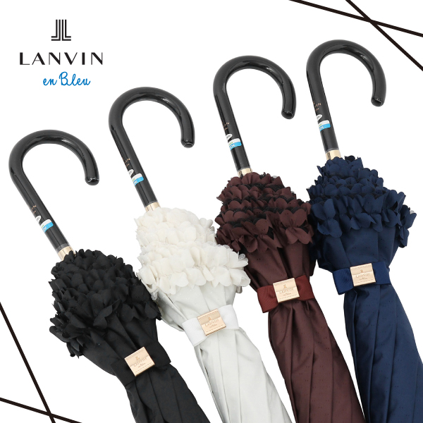 【Pick Up】LANVIN en Bleu（ランバン オン ブルー）今買って、秋も使える。晴雨兼用フリル傘