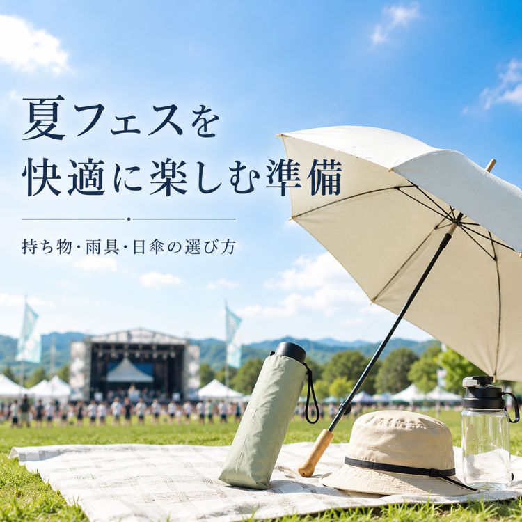 【コラム】フェスの持ち物