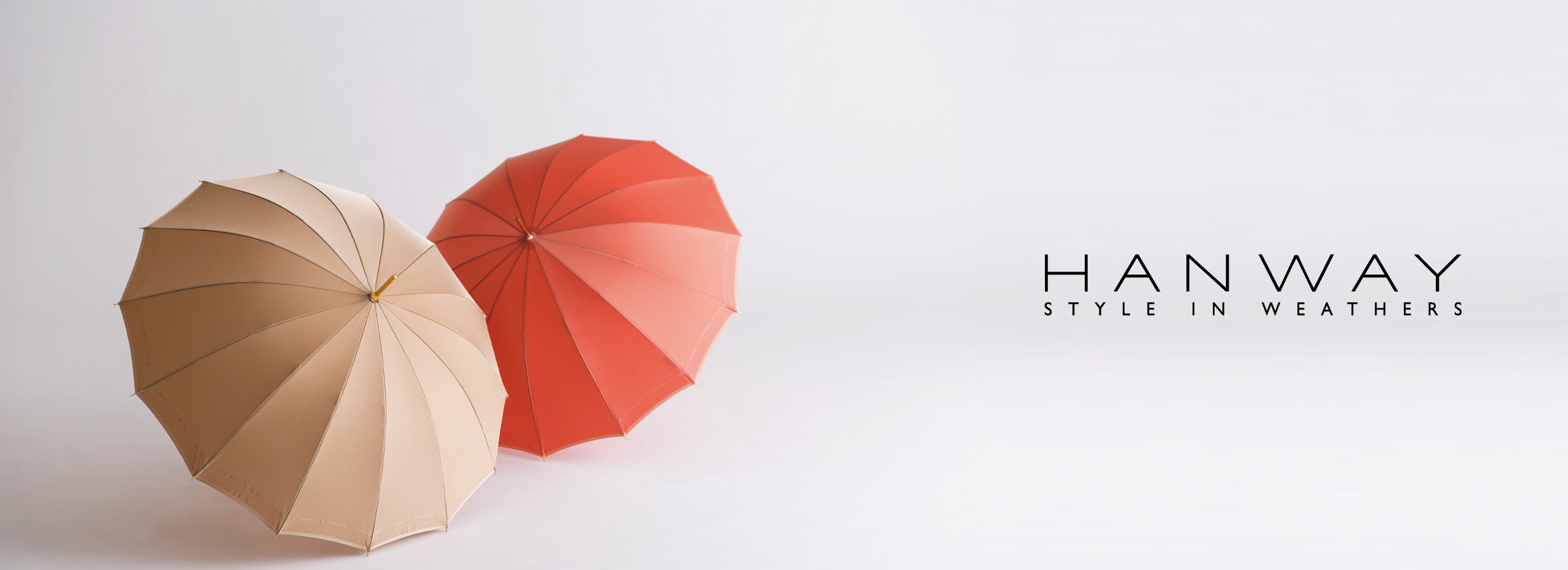 HANWAY ハンウェイ 雨傘 秋ファッション 高級傘 ブランド傘  おすすめ オシャレ 店頭