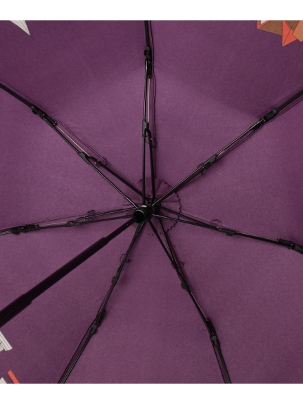 【雨傘】 ダックス (DAKS) 街並み 折りたたみ傘 【公式ムーンバット】 レディース 日本製 軽量 グラスファイバー ギフト ギフト（雨傘/折りたたみ傘）の詳細画像