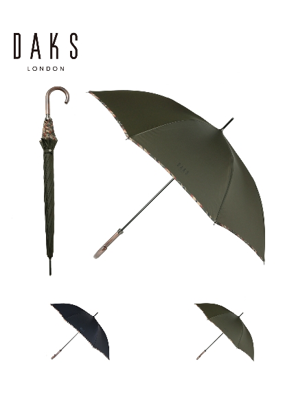 【雨傘】 ダックス （DAKS） ツイルチェック 長傘 【公式ムーンバット】 メンズ 日本製 軽量 ジャンプ式 グラスファイバー ギフト ギフト