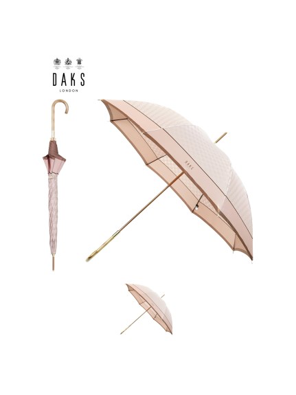 【雨傘】 ダックス (DAKS) モノグラムジャガード 長傘 【公式ムーンバット】 レディース 日本製 軽量 グラスファイバー ギフト ギフト（雨傘/長傘）の詳細画像