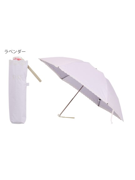 【日傘】ダックス (DAKS) 無地 すそ刺繍 折りたたみ傘 【公式ムーンバット】 軽量 一級遮光 遮熱 日本製 UV 晴雨兼用