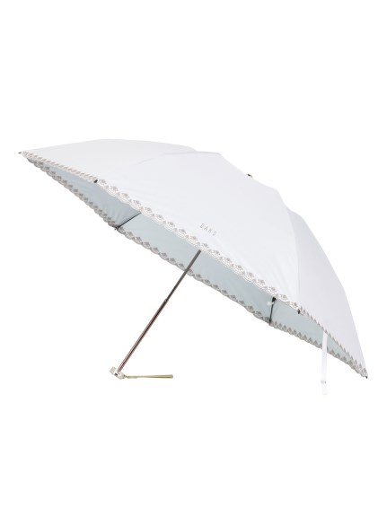 【日傘】ダックス (DAKS) 無地 すそ刺繍 折りたたみ傘 【公式ムーンバット】 軽量 一級遮光 遮熱 日本製 UV 晴雨兼用