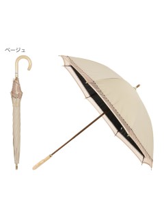 ダックス(DAKS)の【日傘】ダックス (DAKS)   オーガンジーテープ【公式ムーンバット】  雨の日OK 軽量 スライド式 ジャンプ式 一級遮光 遮光 遮熱 日本製 UV 長傘
