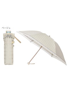 ダックス(DAKS)の【日傘】ダックス (DAKS) ハウスチェック オーガンジーレース【公式ムーンバット】  雨の日OK 一級遮光 遮熱 楽々開閉 日本製 折りたたみ傘