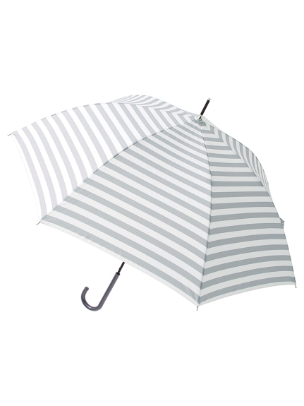 【雨傘】 フロータス (FLO(A)TUS) ボーダー 長傘 【公式ムーンバット】 レディース UV 超撥水 軽量 晴雨兼用 グラスファイバー（雨傘/長傘）の詳細画像