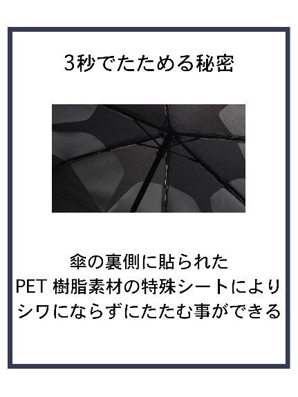 公式ムーンバット】【雨傘】 3秒でたためるウラワザ(urawaza) 無地 
