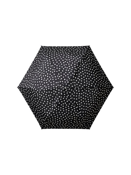 【雨傘】 3秒でたためる urawaza (ウラワザ) ドット 折りたたみ傘 【公式ムーンバット】 レディース 晴雨兼用 UV（雨傘/折りたたみ傘）の詳細画像