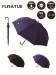 【雨傘】フロータス (FLO(A)TUS) plain 無地 長傘 【公式ムーンバット】 レディース メンズ ユニセックス 男女兼用 晴雨兼用 耐風傘 ジャンプ式 超撥水 UV（雨傘/長傘）のサムネイル画像