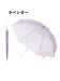 【雨傘】エスタ (estaa) POE Plastics ドット 長傘 【公式ムーンバット】 レディース クリア 透明（雨傘/長傘）のサムネイル画像