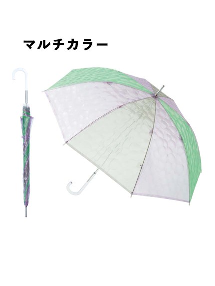 【雨傘】エスタ (estaa) POE Plastics ドット 長傘 【公式ムーンバット】 レディース クリア 透明（雨傘/長傘）の詳細画像
