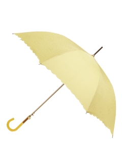 フルラ(FURLA)の【雨傘】 フルラ (FURLA) ドビー×ハートグリッター 長傘 【公式ムーンバット】 レディース ギフト 軽量 グラスファイバー 長傘