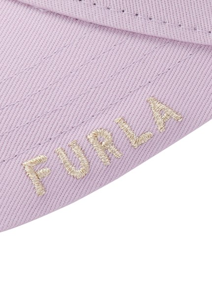 【帽子】フルラ (FURLA) ロゴ刺繍キャップ  UV , ウォッシャブル , FURLA刺繍 キャップ 【公式ムーンバット】 レディース  UV ウォッシャブル 小つば プレゼント ギフト（帽子/キャップ）の詳細画像