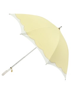フルラ(FURLA)の【日傘】 フルラ(FURLA) 2トーンカラー ラメ刺繍 長傘 【公式ムーンバット】 レディース UV 晴雨兼用 軽量 遮熱 スライド式 一級遮光 長傘