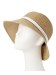 【帽子】フルラ (FURLA) ペーパーブレード　ロゴ刺繍リボン 【公式ムーンバット】レディース UV ウォッシャブル　SS帽子（帽子/ハット）のサムネイル画像