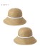 【帽子】フルラ (FURLA) ペーパーブレード　ロゴ刺繍リボン 【公式ムーンバット】レディース UV ウォッシャブル　SS帽子