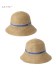 【帽子】フルラ (FURLA) ペーパーブレード　ロゴ刺繍リボン 【公式ムーンバット】レディース UV ウォッシャブル　SS帽子