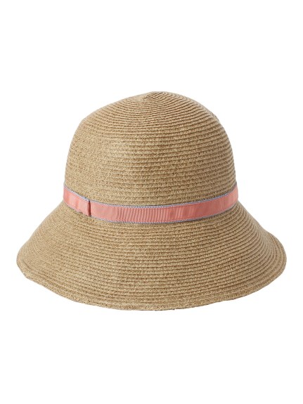 【帽子】フルラ (FURLA) ペーパーブレード　ロゴ刺繍リボン 【公式ムーンバット】レディース UV ウォッシャブル　SS帽子（帽子/ハット）の詳細画像