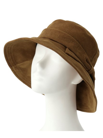 【帽子】フルラ (FURLA) ロゴ刺繍 リボン巻き ハット 小つば 日本製（帽子/ハット）の詳細画像
