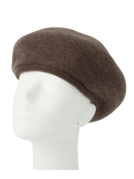 帽子】フルラ (FURLA) 日本製 リバーシブル ベレー帽 無地 ロゴ刺繍 