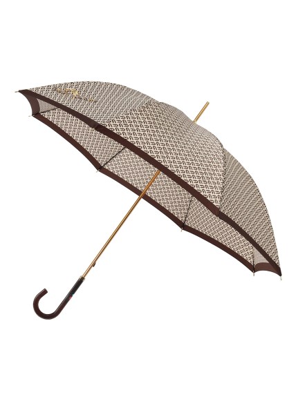【雨傘】フルラ (FURLA) モノグラムプリント 長傘  UV加工 耐風傘 日本製（雨傘/長傘）の詳細画像