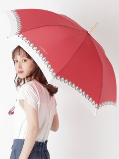 フルラ(FURLA)の【雨傘】フルラ (FURLA) チェーンプリント 長傘  UV加工 耐風傘 日本製 長傘