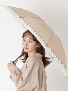 フルラ(FURLA)の【雨傘】フルラ (FURLA) チェーンプリント 長傘  UV加工 日本製 折りたたみ傘
