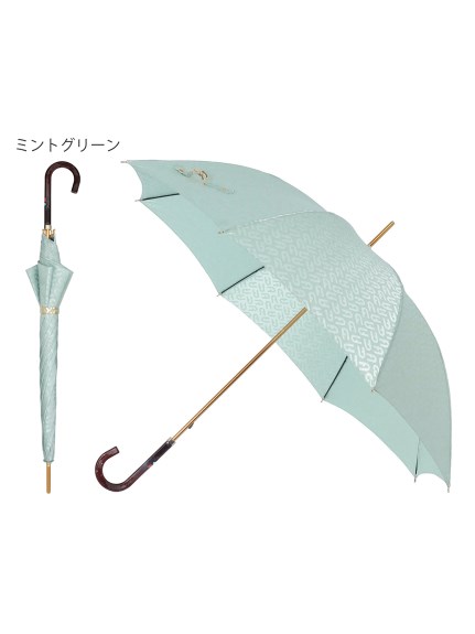 【雨傘】フルラ (FURLA) モノグラム 長傘 ジャカード織  UV加工 耐風傘 日本製（雨傘/長傘）の詳細画像