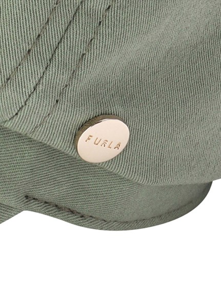 【帽子】フルラ (FURLA) 無地 キャスケット チャーム付き【公式ムーンバット】 レディース　SS帽子（帽子/ハット）の詳細画像