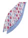 【スカーフ】フルラ (FURLA)シルク100％ ロゴ×無地 リバーシブル ナロースカーフ SSネック（ネックアイテム/スカーフ・バンダナ）のサムネイル画像