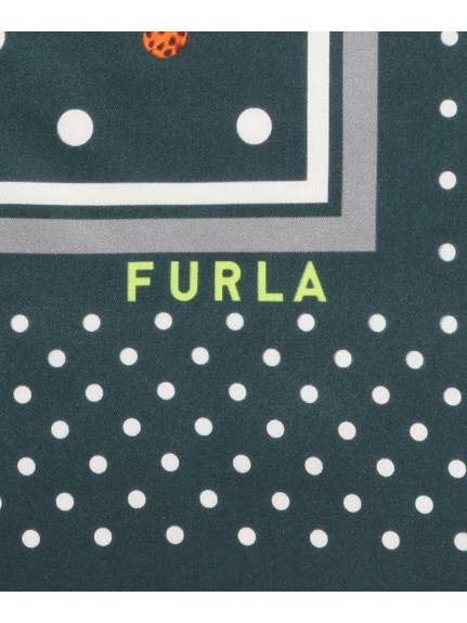 フルラ (FURLA) シルクツイルプリントプチスカーフ ドット シルク100％ SSネック（スカーフ・バンダナ）｜FURLA（フルラ