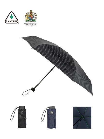 【雨傘】 フルトン （FULTON） ストーム（STORM) ストライプ 折りたたみ傘 【公式ムーンバット】 メンズ 耐風傘 ギフト インポート ギフト