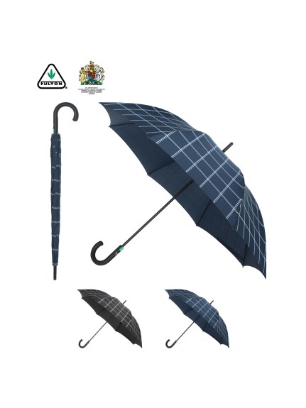 【雨傘】フルトン (FULTON) チェック TYPHOON（タイフーン） 長傘 メンズ ユニセックス 【公式ムーンバット】 インポート ギフト ギフト（雨傘/長傘）の詳細画像