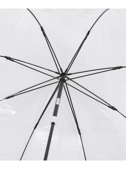【雨傘】フルトン (FULTON) Birdcage ワンポイントロゴ 長傘 透明傘【公式】レディース メンズ ユニセックス 透明ビニール傘 インポート ギフト ギフト（雨傘/長傘）の詳細画像
