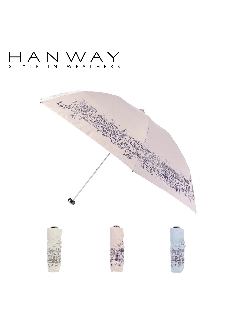 ハンウェイ(HANWAY)の【日傘】ハンウェイ（HANWAY）Paris 折りたたみ傘【公式ムーンバット】晴雨兼用 手開き 遮光 遮熱 軽量 UV 折りたたみ傘