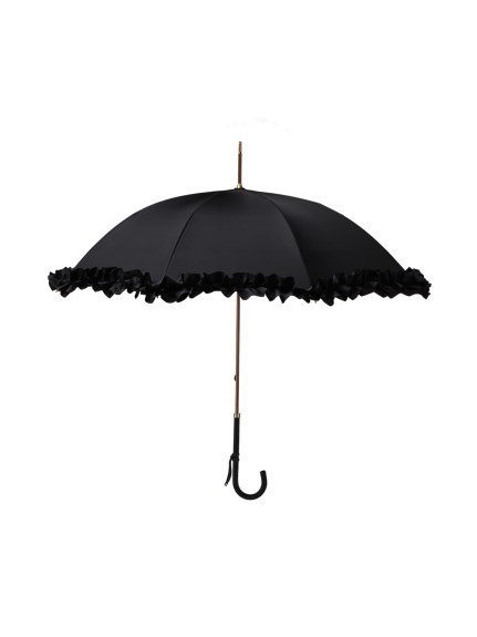 【雨傘】 ハンウェイ （HANWAY）  Ginette ジュネ フリル ストラップ 長傘（雨傘/長傘）の詳細画像
