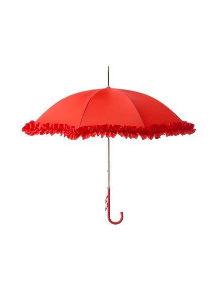 【雨傘】ハンウェイ （HANWAY） Ginette ジュネ フリル ストラップ 長傘（雨傘/長傘）の詳細画像