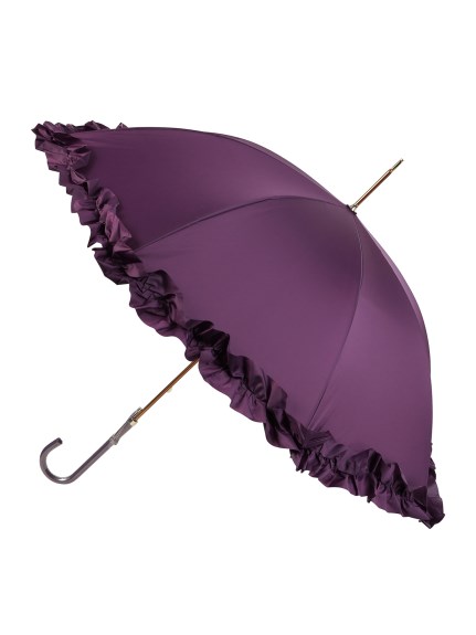 【雨傘】ハンウェイ （HANWAY） Ginette ジュネ フリル ストラップ 長傘（雨傘/長傘）の詳細画像