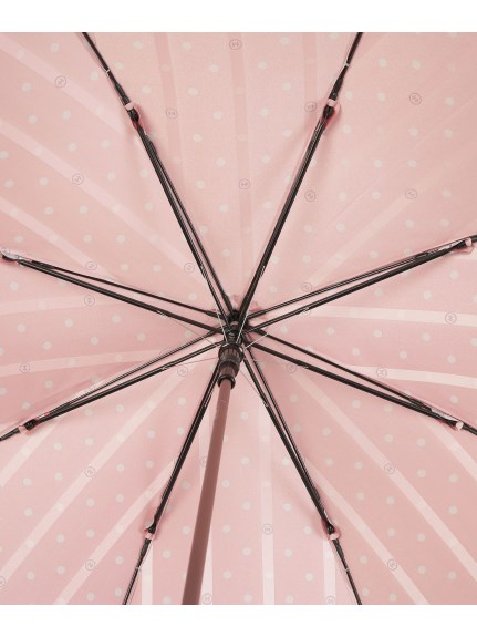 雨傘】ハンウェイ (HANWAY) 長傘 H dots ショート傘 先染め ジャカード 