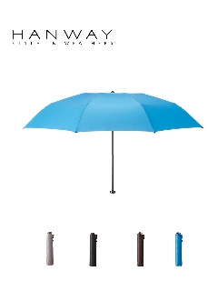 ハンウェイ(HANWAY)の【雨傘】 ハンウェイ （HANWAY ） SL60 折りたたみ傘 無地 大寸 60㎝ 軽量 日本製 折りたたみ傘
