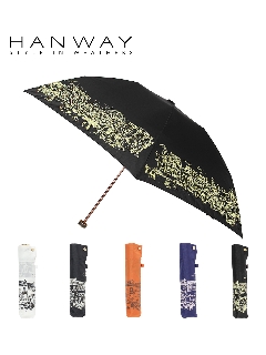 ハンウェイ(HANWAY)の【雨傘】 ハンウェイ（HANWAY）街並み 折りたたみ傘 レディース 日本製 折りたたみ傘