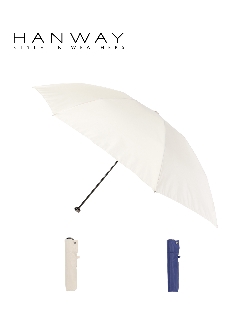 ハンウェイ(HANWAY)の【雨傘】 ハンウェイ （HANWAY ） プレーン 折りたたみ傘 折りたたみ傘