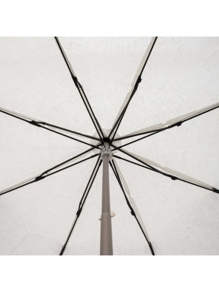 【日傘】 ヘレンカミンスキー（HELEN KAMINSKI） X ハンウェイ (HANWAY) コラボ プロヴァンスタイプ 麻無地 ラフィアコード  折りたたみ傘 曲がり手元 純パラソル（日傘/折りたたみ傘）の詳細画像